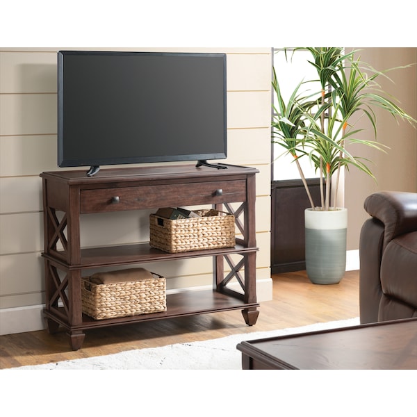 Stockbridge 36L Wood Sofa/TV Console With Drawer